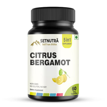 SETNUTRA Well From Within 5 in 1 Citrus Bergamot Supplement with Black Chokeberry Olive Leaf Niacin & Black Pepper | Heart Health Support Antioxidant Boost | Non GMO Gluten Free Capsules (60 Count) SETNUTRA Well From Within buy supplements canada