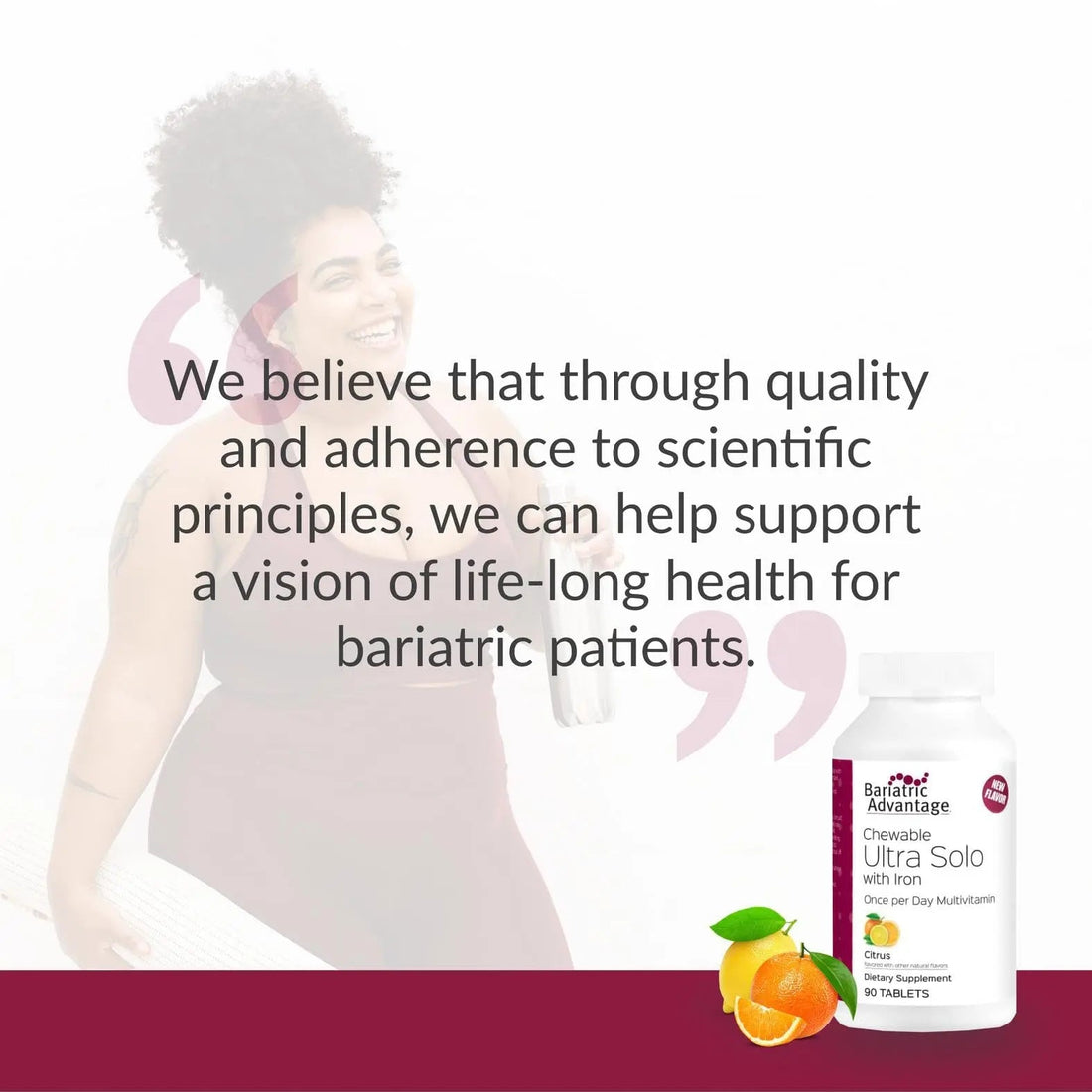 Bariatric Advantage Chewable Ultra Solo with Iron - Once-Per-Day Daily Multivitamin - for Bariatric Surgery Patients - Thiamin, Vitamin A & More Bariatric Advantage buy supplements canada