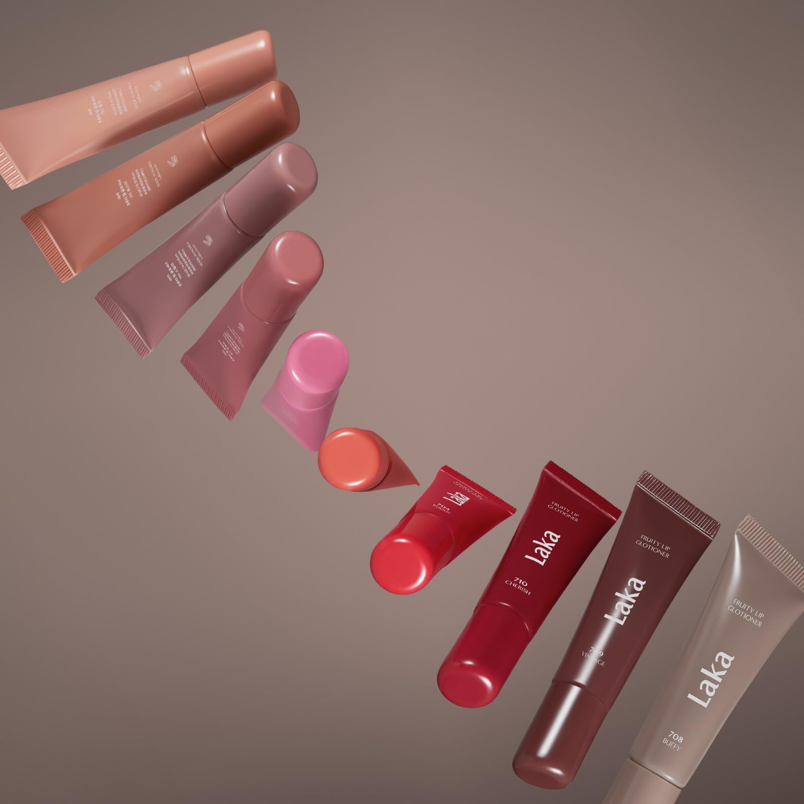Laka Fruity Lip Glotioner, 10ml/0.33 fl.oz, Lip Gloss with High Shine Vivid Colors, Jelly tip for Hygienic & Easy Application, K-Beauty (#703 Apri) Laka buy supplements canada