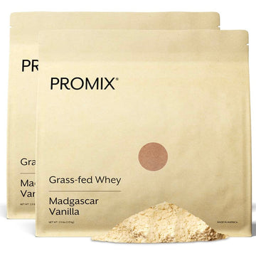 Promix Whey Protein Powder, Vanilla - 5lb Bulk - Grass-Fed & 100% All Natural ProMix Nutrition buy supplements canada