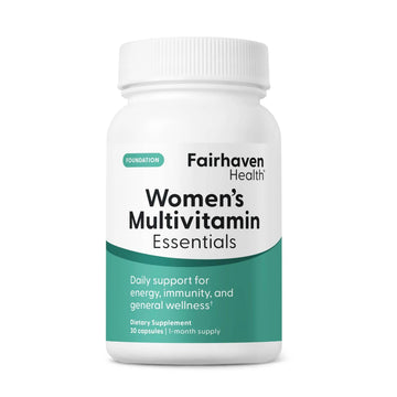 Fairhaven Health Womens Multivitamin Essentials | Once Daily Multivitamin for Women Support for Energy, Immune Health, Eye Health, Hormone Balance | Fairhaven Health buy supplements canada