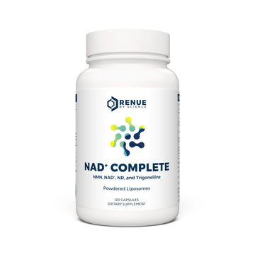 RENUE by SCIENCE NAD+ Complete | 120 Liposomal NAD Supplement Capsules with NMN, NR & Trigonelline - 210mg NMN & 160mg NAD per Serving | Bioavailable Formula for Increased Absorption | Made in the USA Renue By Science buy supplements canada