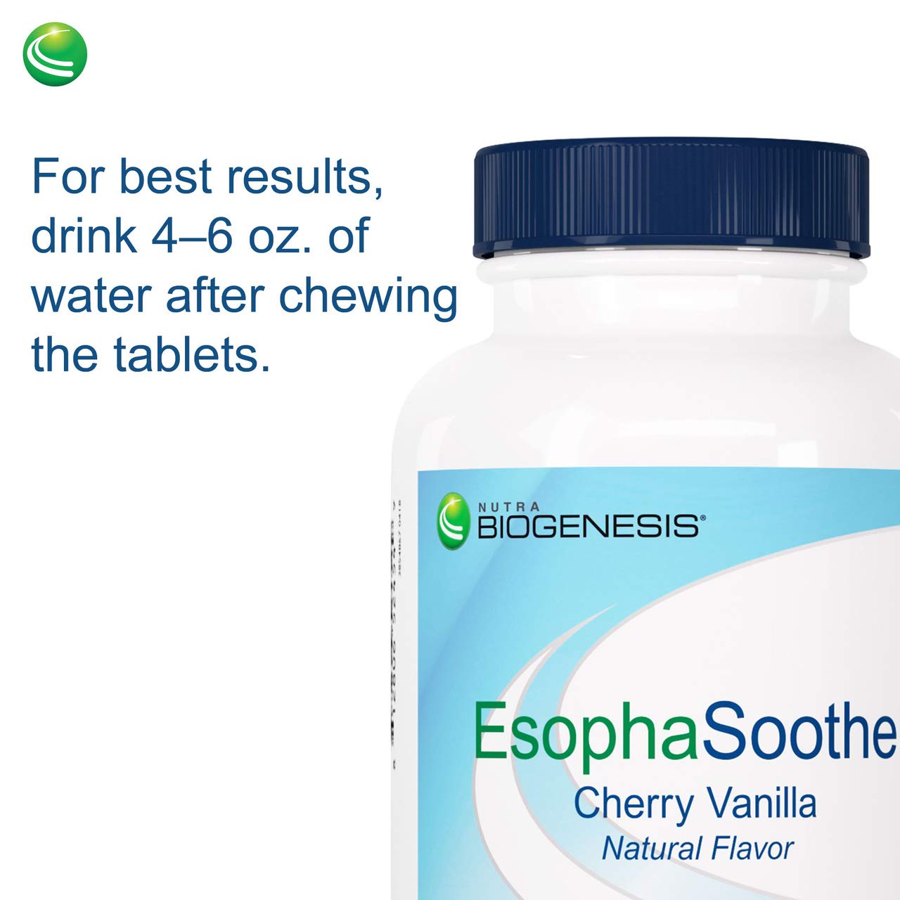Nutra Biogenesis EsophaSoothe - Chewable Esophogeal Support with Magnesium, Potassium & Calcium for Men & Women - 60 Tablet Chews Nutra BioGenesis buy supplements canada