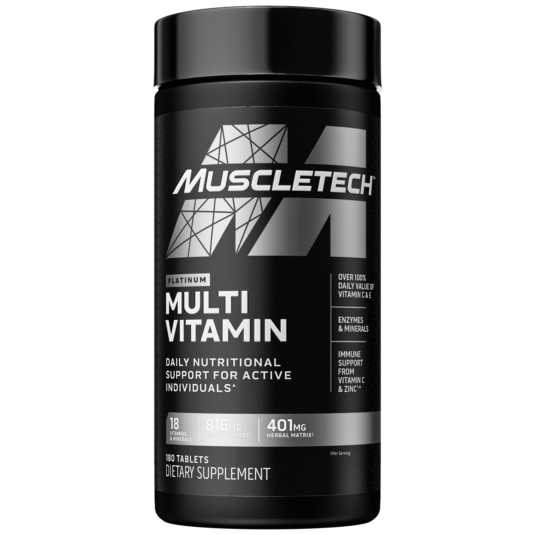 Muscletech Multivitamin for Men & Women Platinum Multivitamin | Vitamin C for Immune MuscleTech buy supplements canada