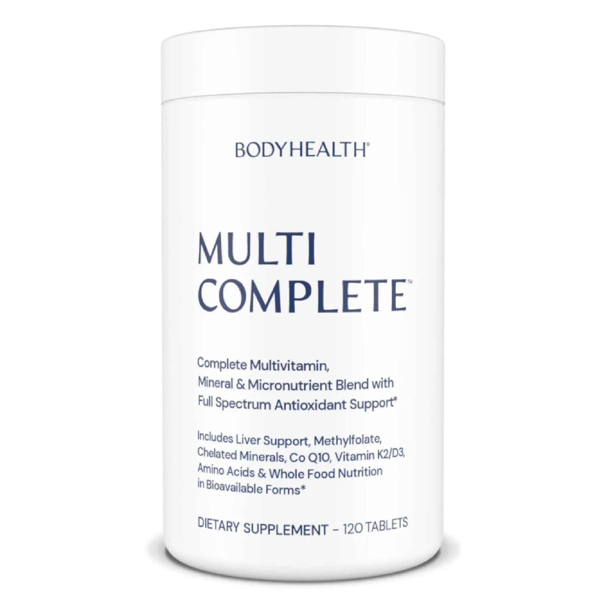 BodyHealth Multi Complete (120 Ct) Daily Multivitamin for Men and Women with Whole Foods, Minerals, Antioxidants BodyHealth buy supplements canada