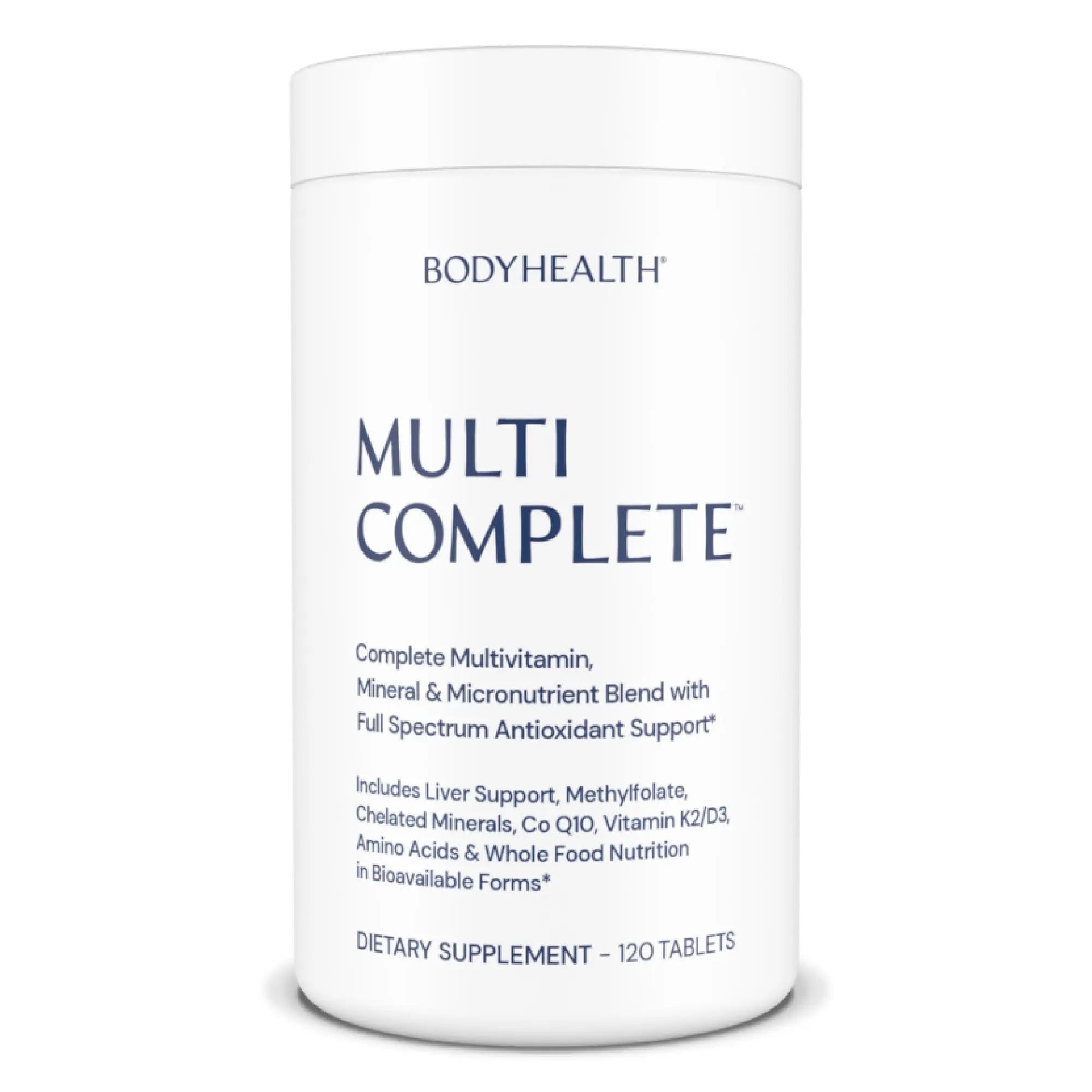 BodyHealth Multi Complete (120 Ct) Daily Multivitamin for Men and Women with Whole Foods, Minerals, Antioxidants BodyHealth buy supplements canada