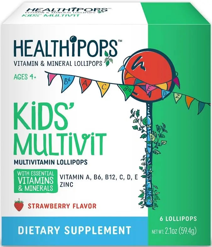Healthipops Kids Multivitamin Lollipops (6-Pack) Healthipops Vitamin & Mineral Lollipops buy supplements canada