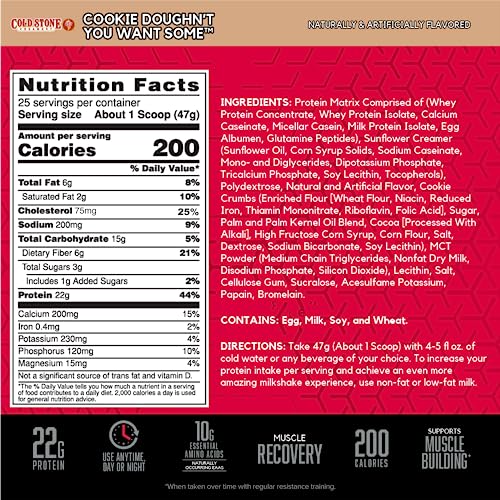 BSN Syntha-6 Whey Protein Powder, Cold Stone Creamery- Cookie Doughn't You Want BSN buy supplements canada