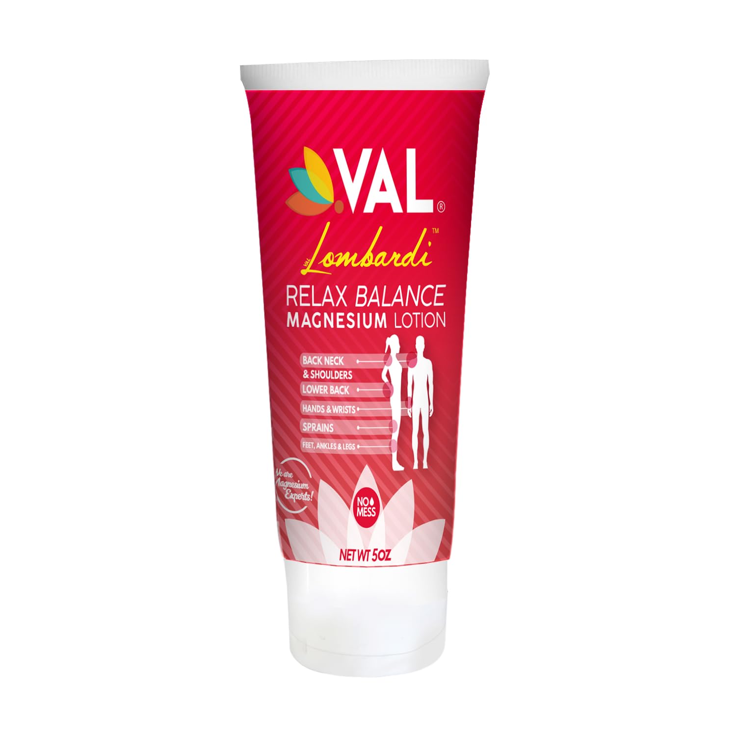 VAL Lombardi Relax Balance Magnesium Lotion | Arnica, Camphor & Menthol | Fast Relief for Joints, Muscles, Back, Shoulders, Feet | Non-Greasy | 5oz VAL buy supplements canada