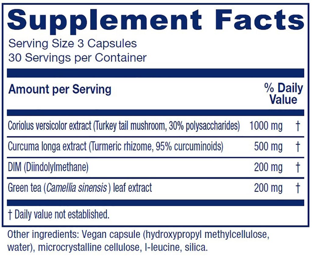 Vitanica CCDG Blend, Immune Support, DIM Supplement 200mg, Turkey Tail Mushroom, Turmeric, Green Tea, Vegan, 90 Capsules Vitanica buy supplements canada