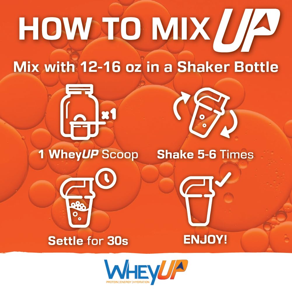 WheyUP Clear Whey Isolate Protein Powder, Blue Raspberry - 150mg Caffeine - 20 Servings WheyUP buy supplements canada