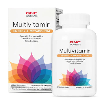 GNC Women’s Energy and Metabolism Multivitamin Caplets, Clinically Proven, Calorie Burn, Focus, 100mg Caffeine, Active Nutrition, Immune, Bone GNC buy supplements canada