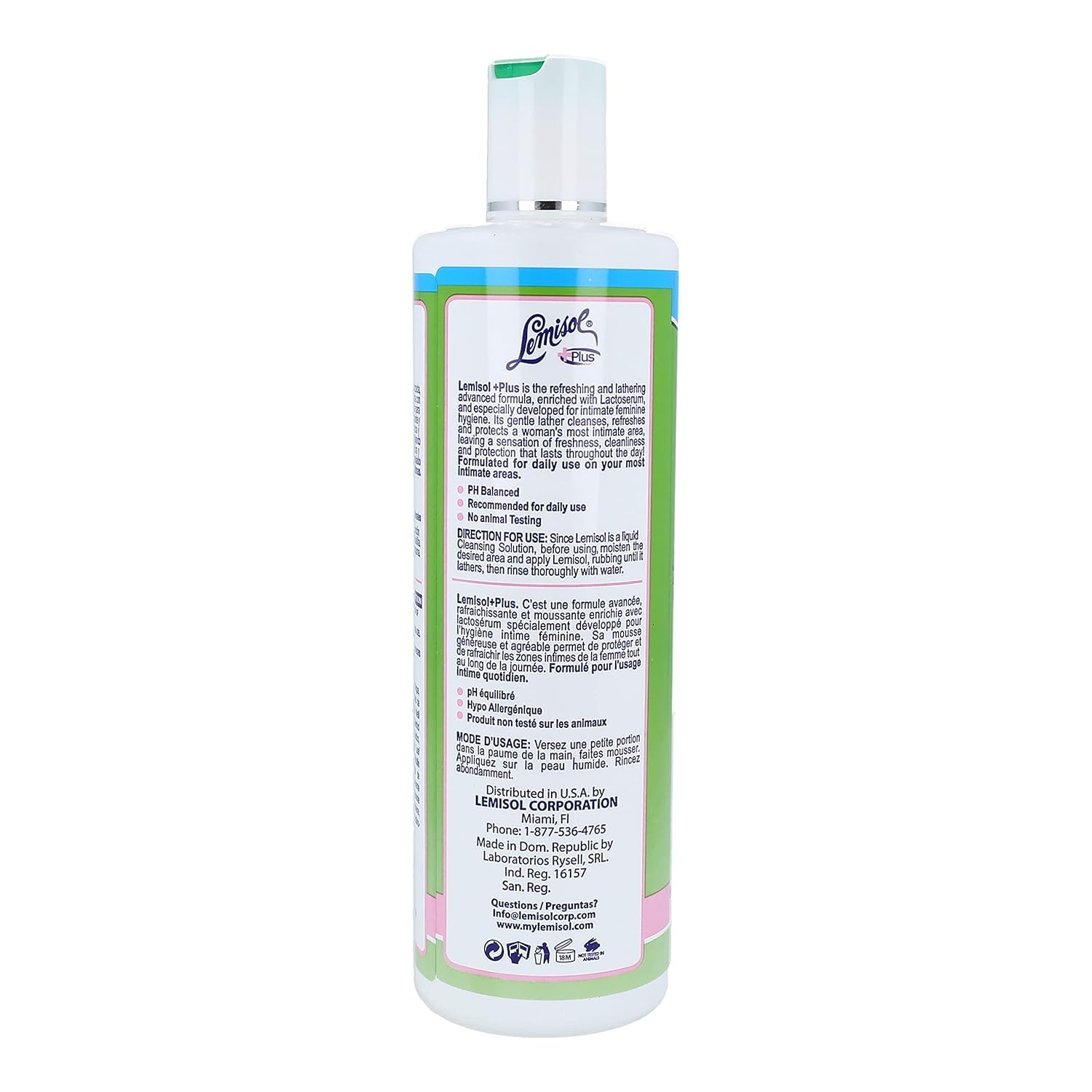 Lemisol Plus Feminine Wash 16 oz (Pack of 5) Lemisol buy supplements canada