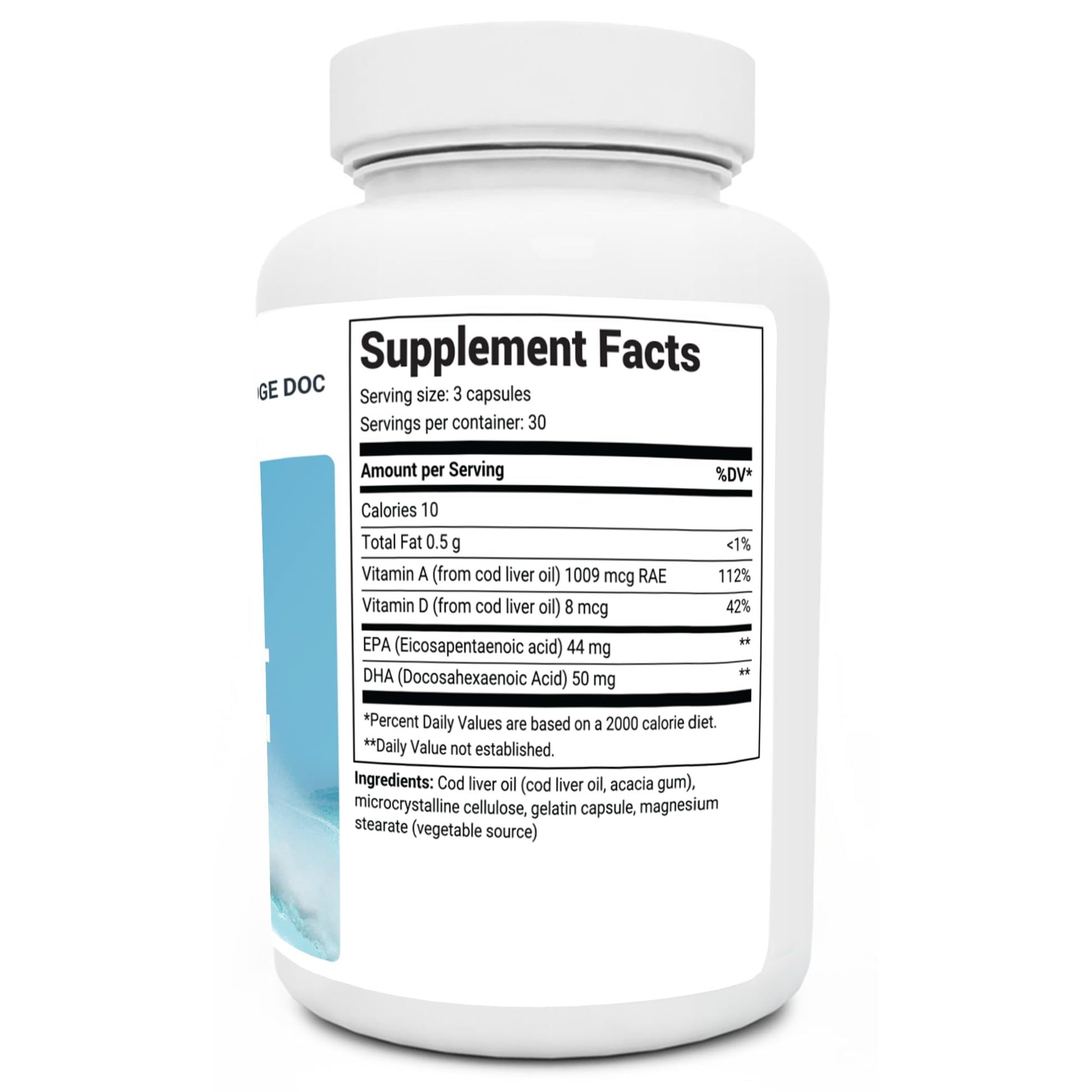 Dr. Berg Cod Liver Oil Capsules - New Formula Without OxBile - Rich in Omega-3 Fatty Dr. Berg Nutritionals buy supplements canada