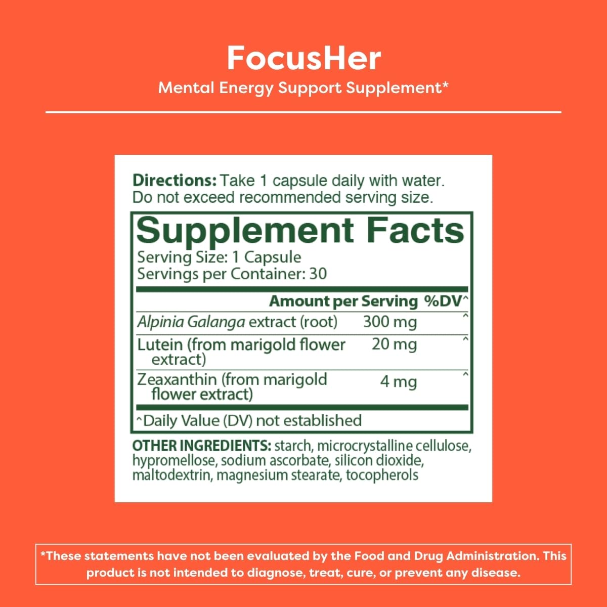 MENOLABS® FocusHer™ Mental Energy Support Supplement – Caffeine-Free Focus, Concentration & Memory – enXtra® & Lutemax 2020® – Menopause, Brain & Eye Health – 30 Capsules, 30-Day Supply MENOLABS buy supplements canada