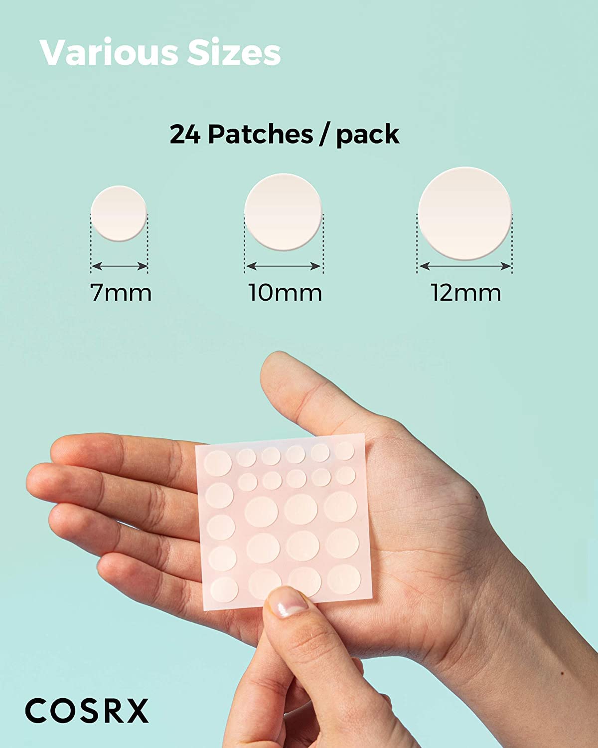 COSRX Acne Pimple Patch (96) Absorbing Hydrocolloid Original 3 Size Patches for Blemishes and Zits Cover COSRX buy supplements canada
