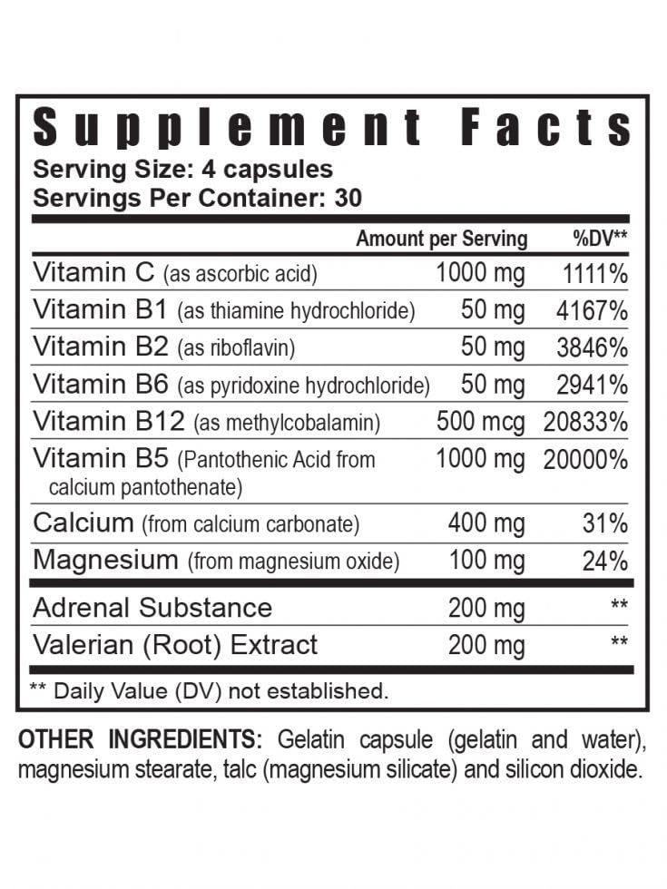 Youngevity Ultimate D-Stress™ – Natural Stress Relief Supplement with Magnesium, Valerian Root Extract, and B Vitamins – Supports Adrenal Health and Nervous System – 120 Capsules (Pack of 1) Youngevity buy supplements canada