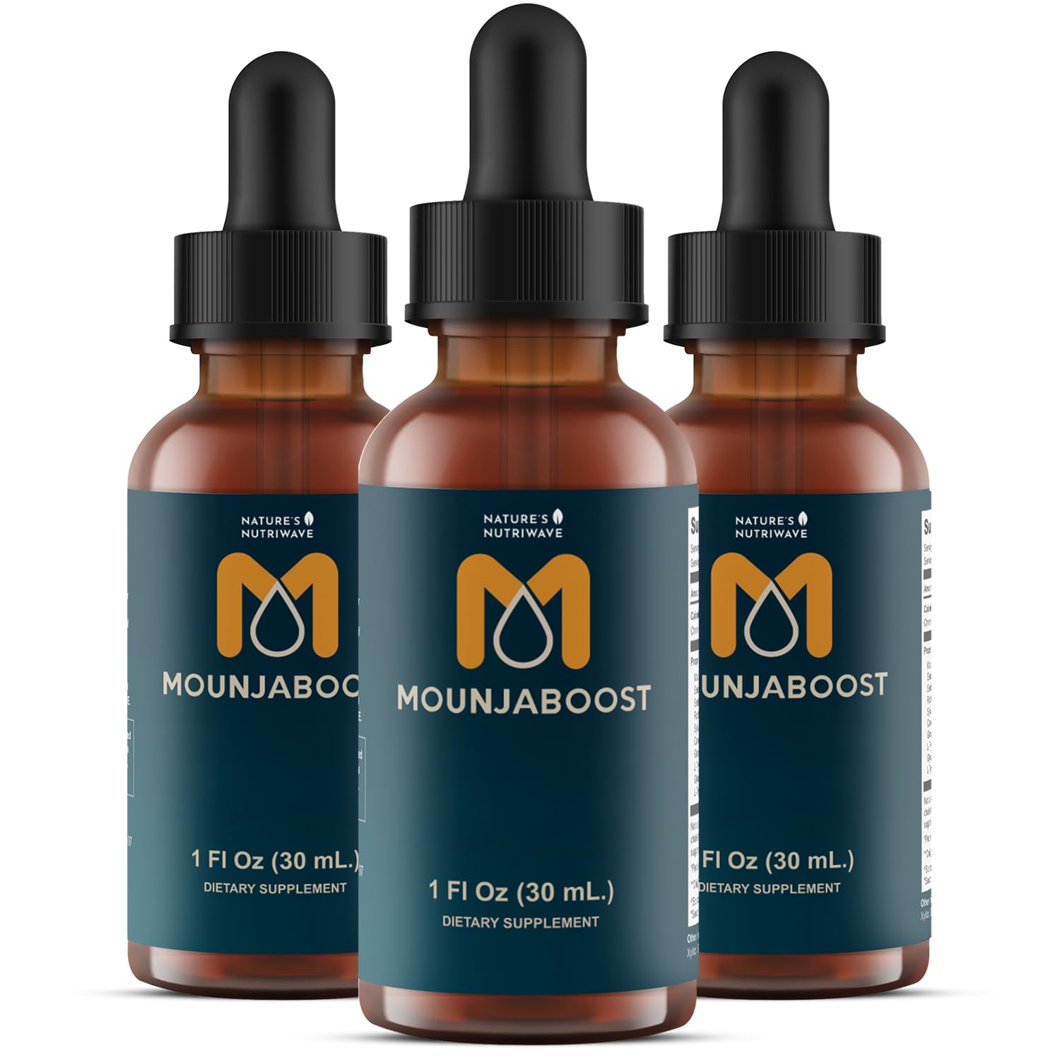 Mounjaboost – Natural Herbal & Plant-Based Supplement with 6 Exotic Nutrients & Botanicals – Made in USA, GMP-Certified, Non-GMO, Easy-to-Take – 30 mL, 3 Month Supply Nature’s NutriWave buy supplements canada