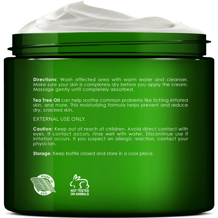 New York Biology Tea Tree Oil Foot Cream for Dry Cracked Feet, Athletes Foot, Nail Fungus NEW YORK BIOLOGY THE ULTIMATE COSMECEUTICALS buy supplements canada