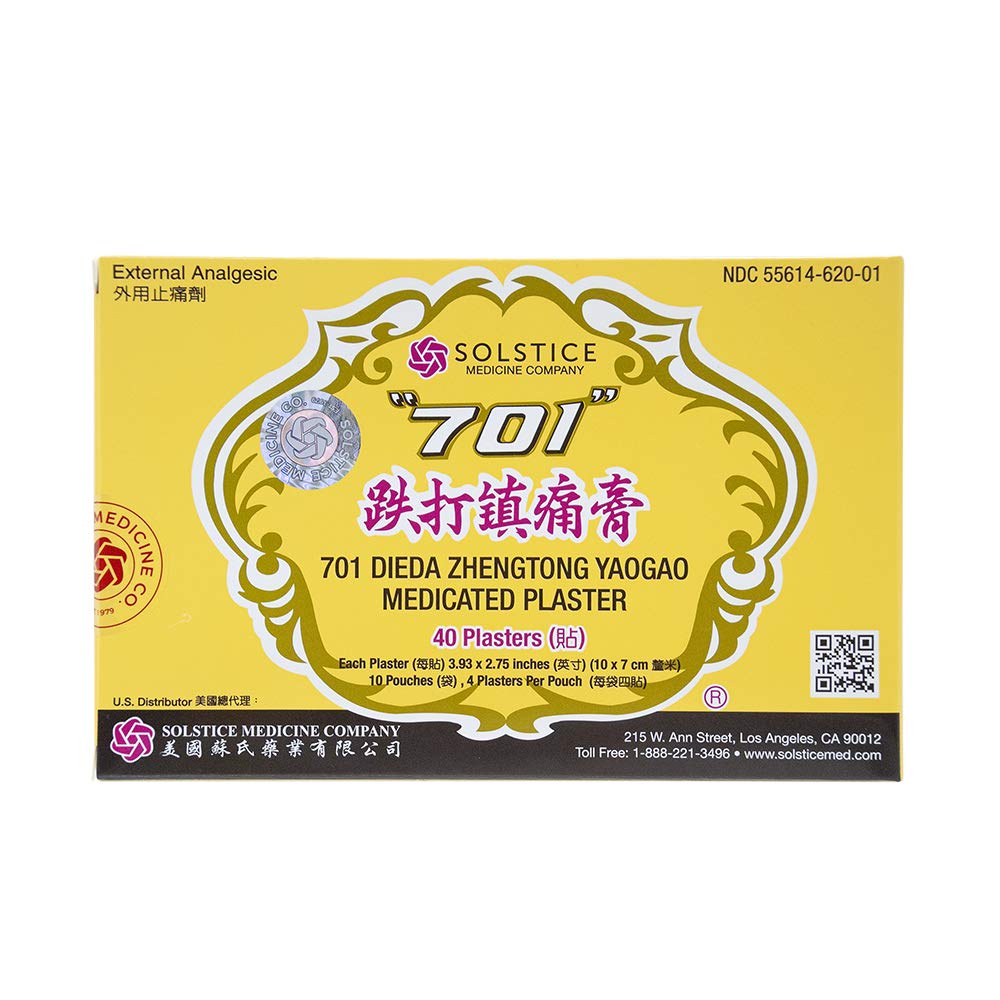 701 Dieda Zhentong Yaogao Medicated Plaster by Solstice "701" 701 Dieda Zhengtong Yaogao Medicated Plaster buy supplements canada
