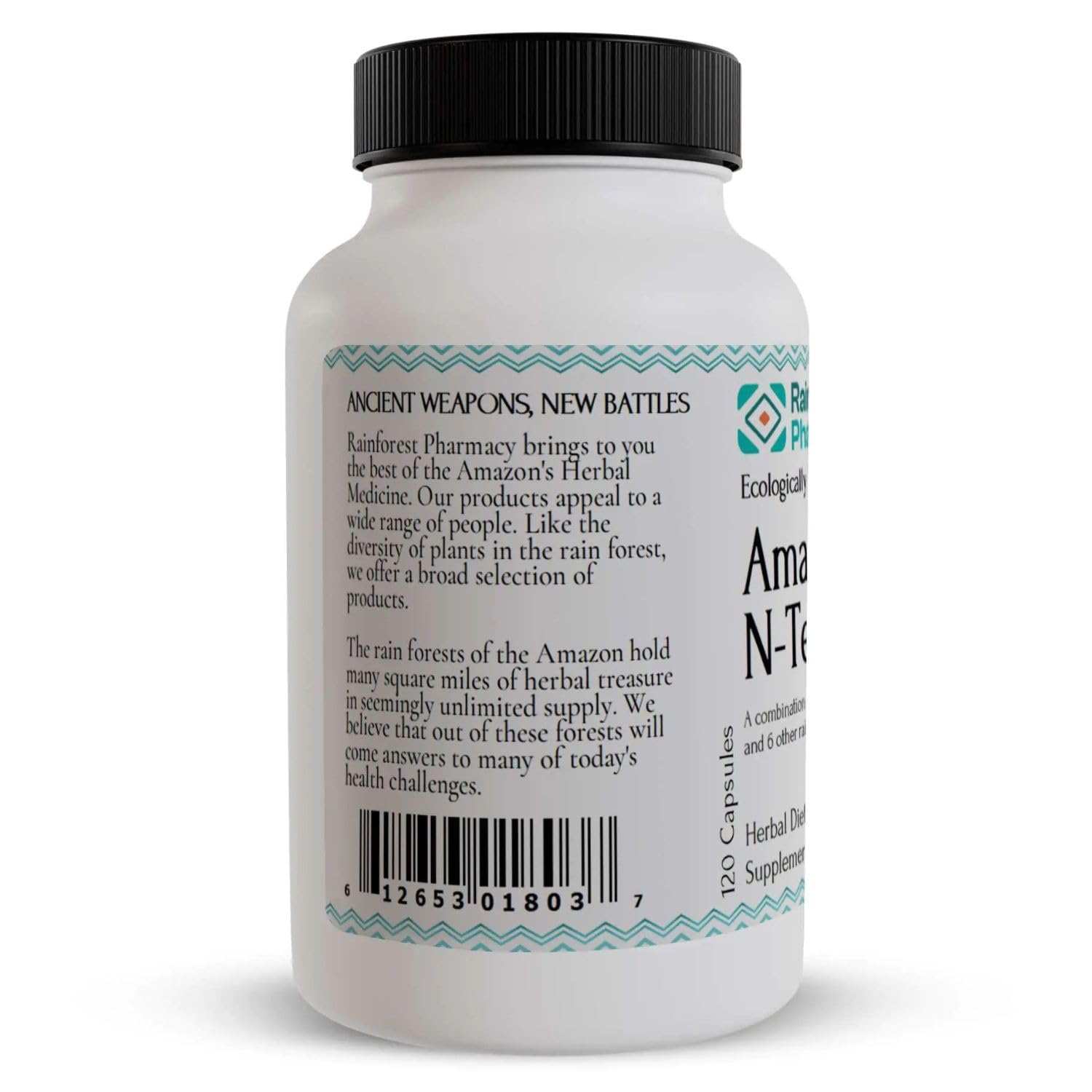 Rainforest Pharmacy N-Tense (2) Wildcrafted Amazon Rainforest Herbal Supplement to Support Cellular Health 500mg | 120 Vegetable Capsules with Mullaca, Anamu, Cat’s Claw, Suma Rainforest Pharmacy buy supplements canada