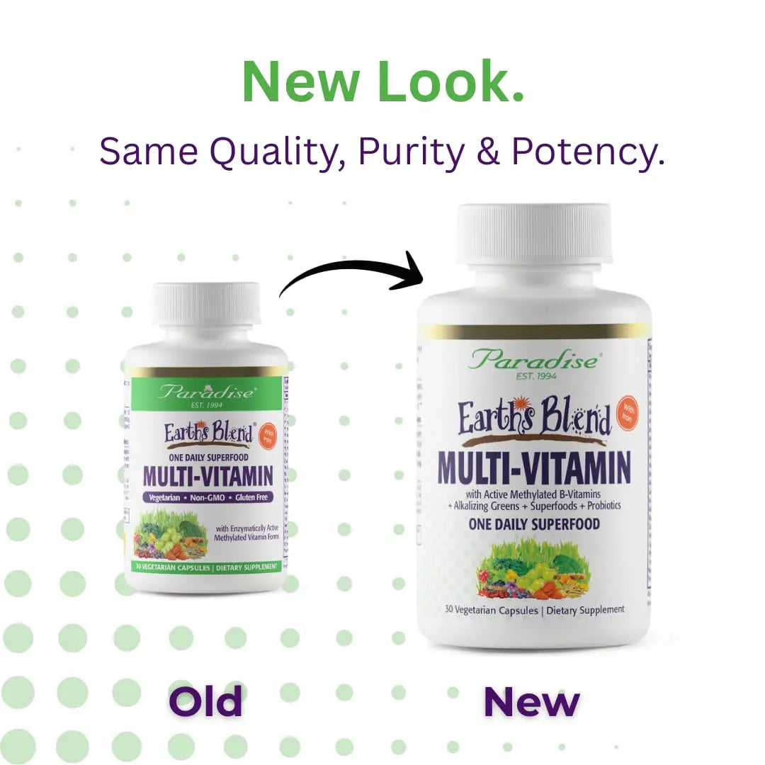Paradise Herbs Earth's Blend Women's Once Daily Multivitamin with Iron, 48 Organic Superfoods, Probiotics, Antioxidants Paradise Herbs buy supplements canada