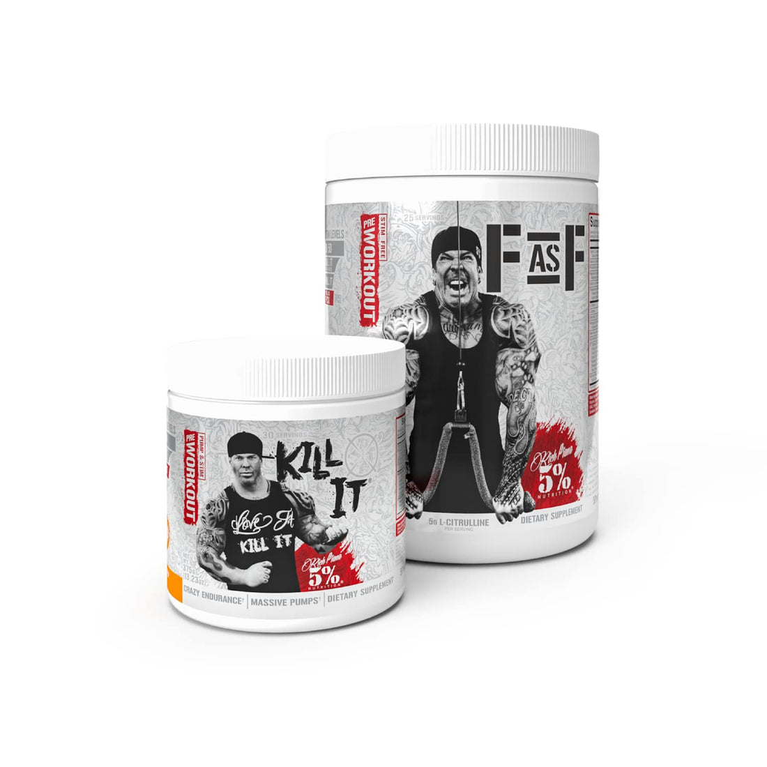 5% Nutrition 2-Stack | Kill It + FasF | Pre-Workout + NO Booster Pre (Select Your Flavors) 5% Nutrition buy supplements canada