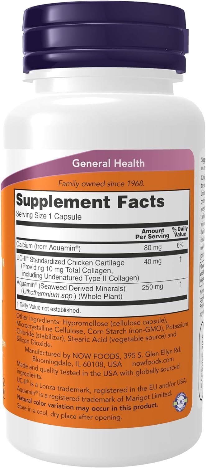 Now Supplements, UC-II Type II Collagen with Undenatured Type II Collagen, 120 Veg Capsules Tudor buy supplements canada