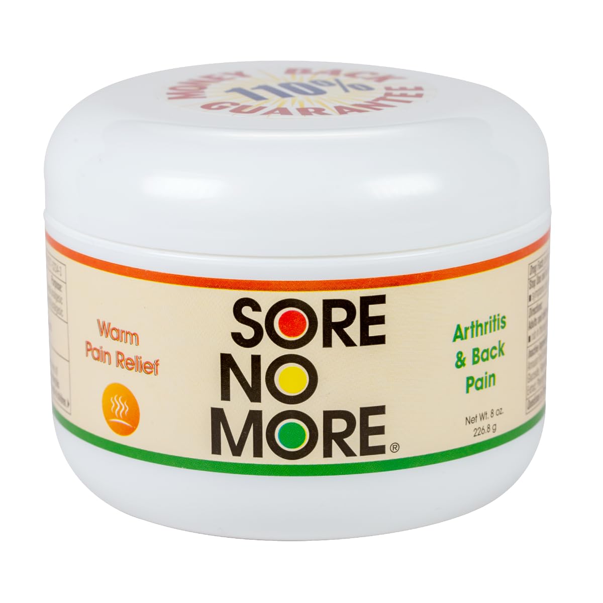 Sore No More Warm Arthritis Pain Relief Cream – Targeted Reliever for Back, Neck, Hands & Feet – Soothing & Fast-Acting Formula for Aches and Pains – Non-Greasy with Orange Aroma – 8 oz Sore No More buy supplements canada
