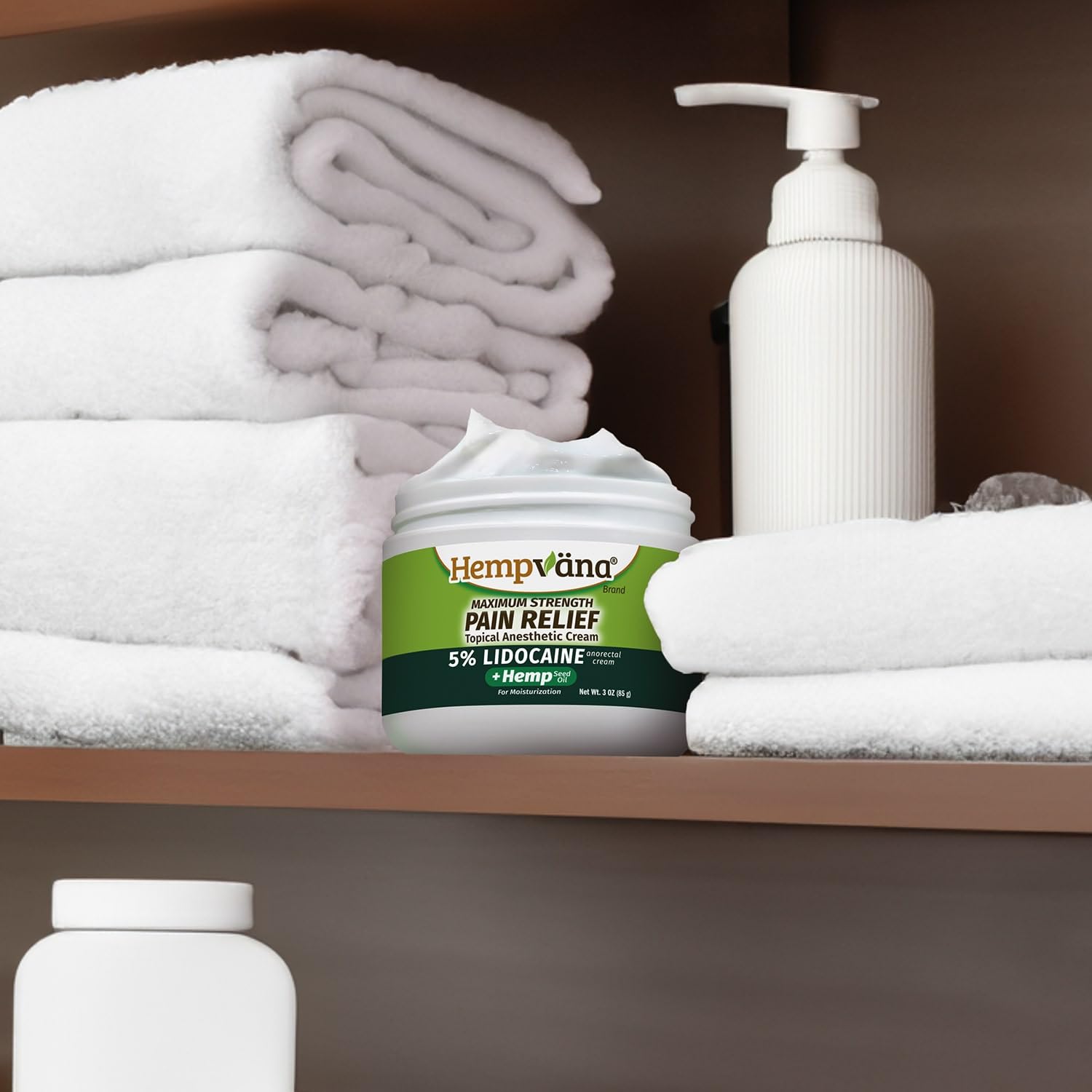 Hempvana 5% Lidocaine Relief Cream, Maximum Strength, AS-SEEN-ON-TV, Strong Cream, Numbs Irritated Nerves for Fast Anorectal Relief, Non-Greasy, Targeted Long-Lasting Relief. Enriched with Hemp, 3 Oz Hempvana buy supplements canada