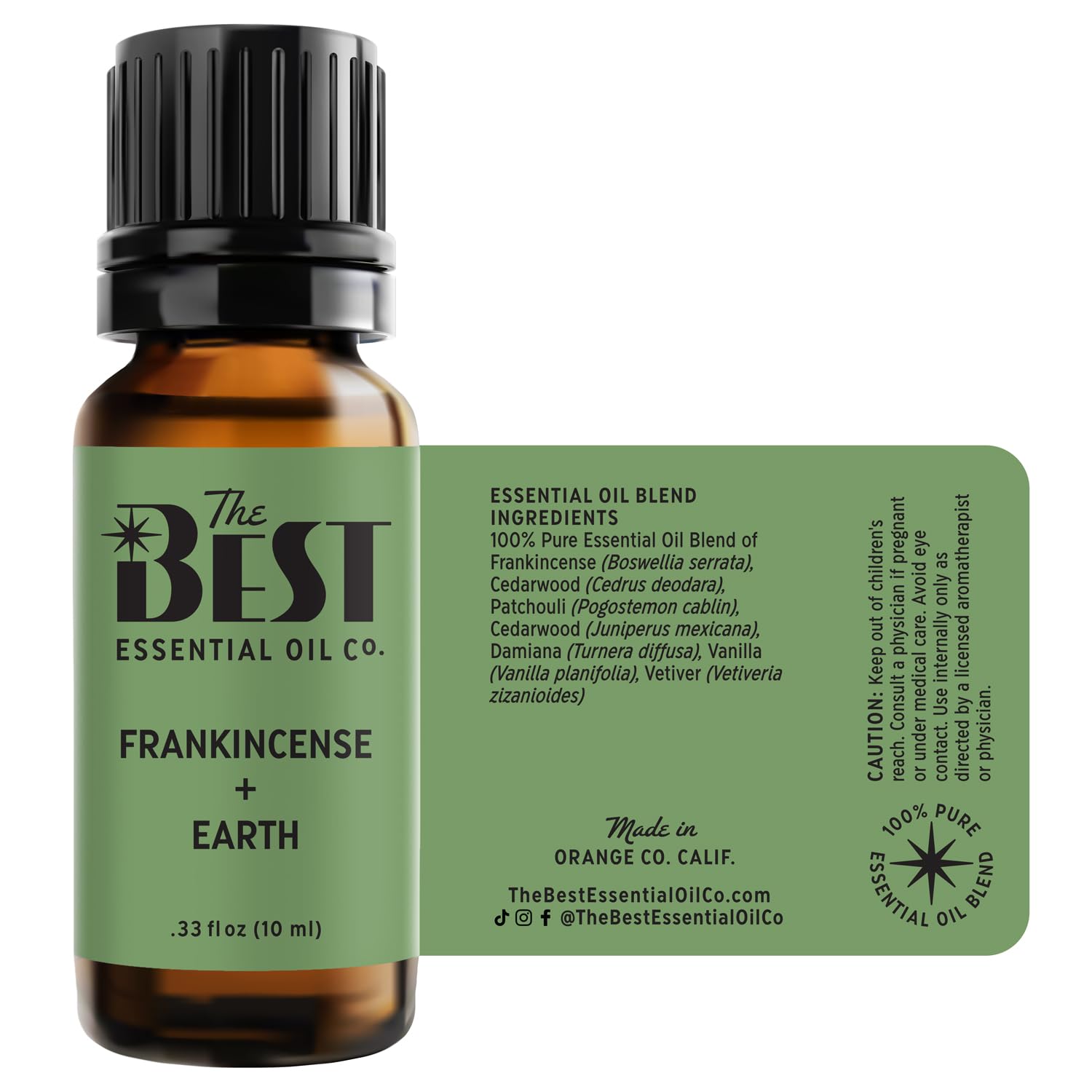 The Best Frankincense + Earth Essential Oil Blend- Premium Grade- 100% Pure & Natural The Best Essential Oil Co buy supplements canada