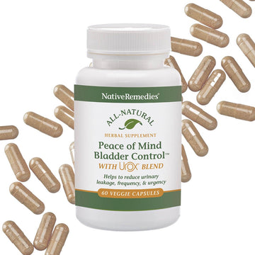 Native Remedies Bladder Control Supplements - Peace of Mind with Urox - Bladder Support for Women & Men, for Overactive Bladders Health - Reduce Nighttime Urination - Non-GMO Vegan Capsules (60 Count) Native Remedies buy supplements canada
