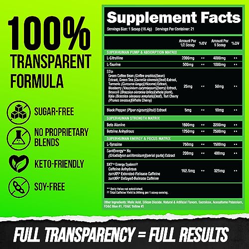 ALPHA LION Superhuman Pre Workout Powder & Post Workout Recovery Bundle, Sustained ALPHA LION buy supplements canada