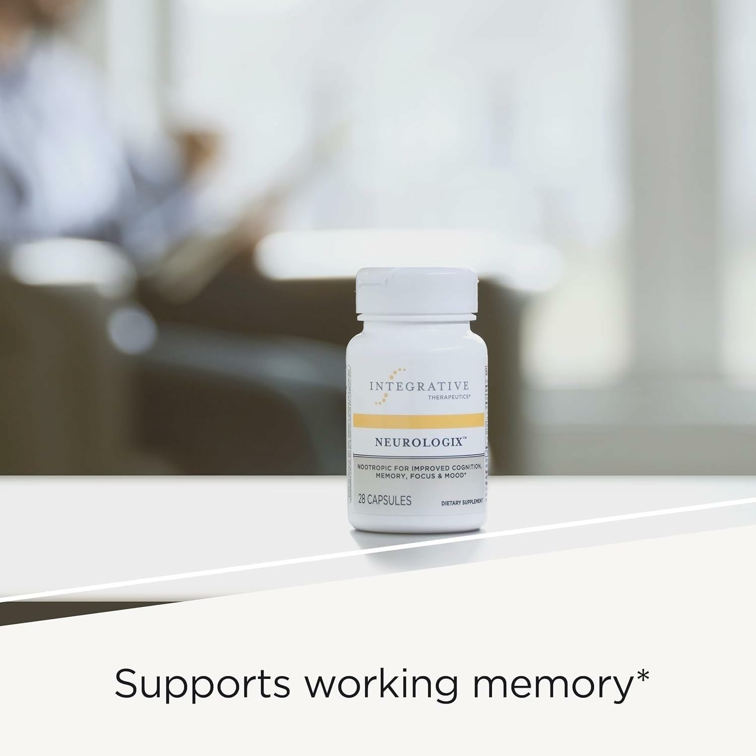 Integrative Therapeutics Neurologix - Brain Health Supplement* - Non-Stimulant Nootropic Supplement for Focus* - Memory Support* - Vegan, Gluten-Free & Dairy-Free - 120 Capsules (60 Servings) Integrative Therapeutics buy supplements canada