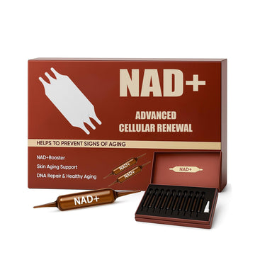NAD+ Advanced Cellular Renewal Supplement 1200mg - Skin Anti-Aging & Energy Boost Support - 10 Vials CKPCKP buy supplements canada