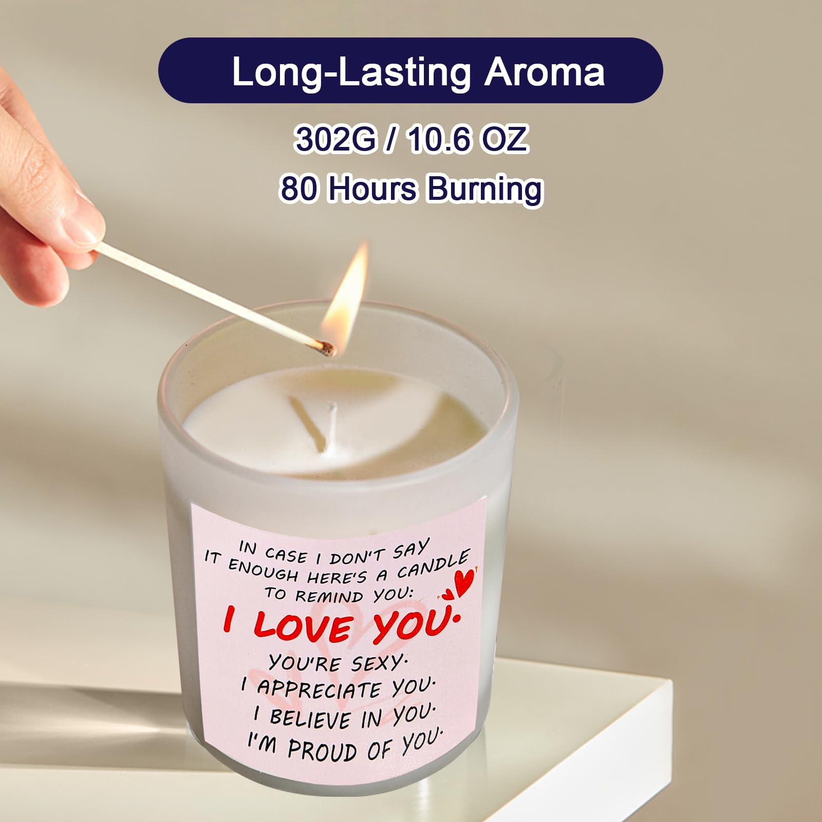 Gifts for Her Anniversary Candler - 2pack Valentine's Day Candle Gift,Wife Gifts Anniversary,Vanilla Lavender JUNPEI buy supplements canada