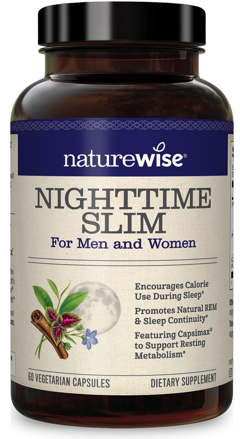 NatureWise Nighttime Slim with Capsimax - Natural Thermogenic Green Coffee Bean & Forskolin NatureWise buy supplements canada