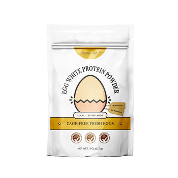 Orgnisulmte Egg White Protein Powder 8 Oz, Pasteurized Dried Egg Whites Protein, Gluten-Free, Non-GMO, Unflavored, Free Range High Whip for Baking, Desserts 227g orgnisulmte buy supplements canada