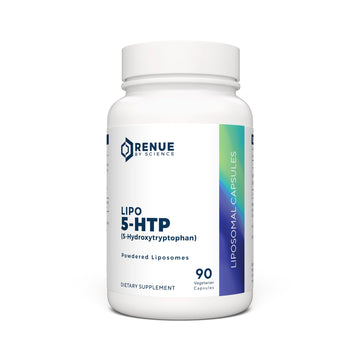 Renue By Science 5HTP | Liposomal 5 HTP Supplement | 90 5-HTP Capsules - 75mg 5-hydroxytryptophan per Serving | Amino Acid Supplement | Non-GMO | Made in The USA & Third-Party Tested Renue By Science buy supplements canada