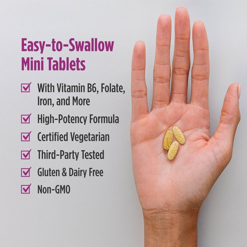 Nordic Naturals Vegetarian Prenatal Multivitamin Minis - 90 Easy to Swallow Tablets - Highly Absorbable Multivitamin and Mineral Supplement to Support Pregnancy - Non-GMO, 30 Servings Nordic Naturals buy supplements canada
