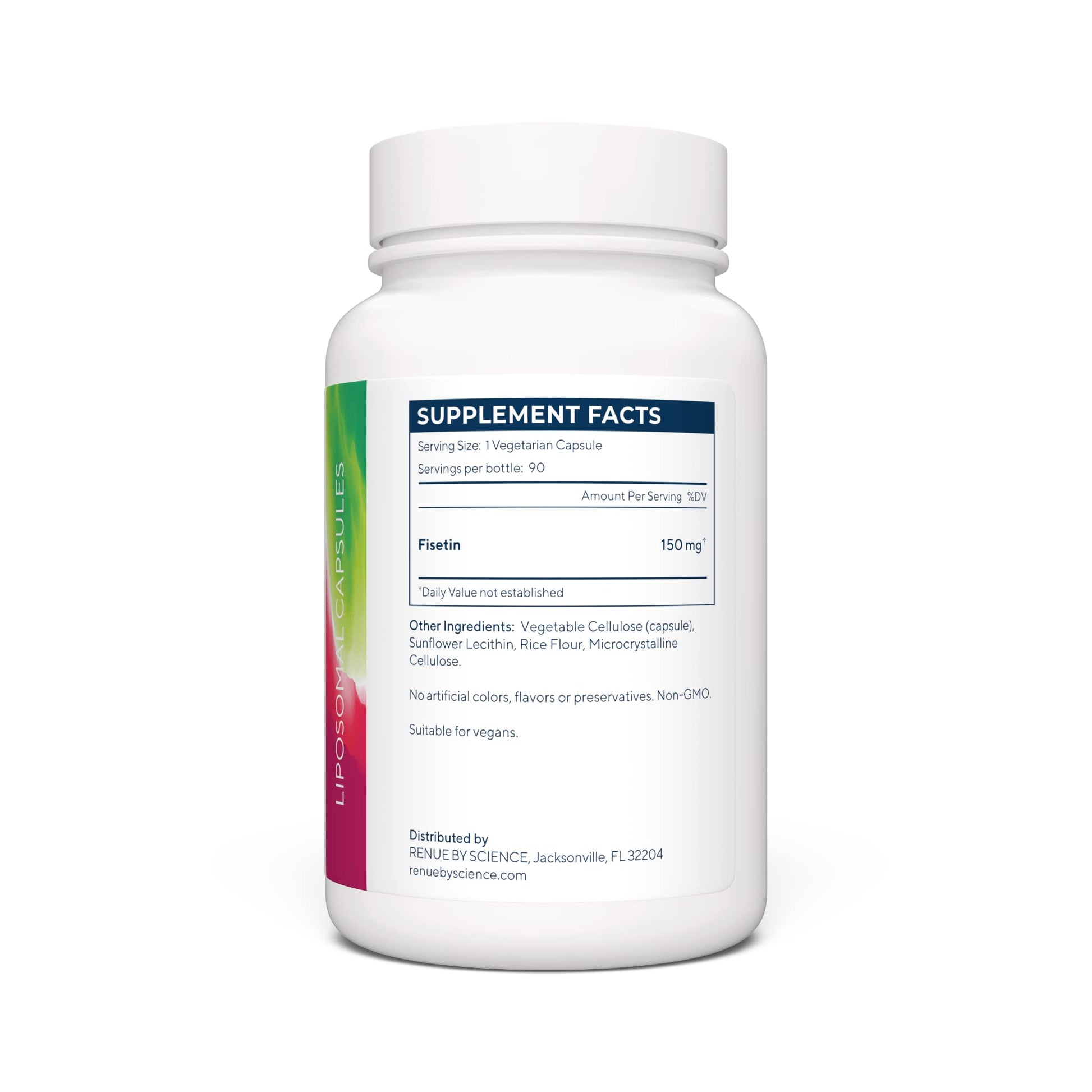 Renue By Science Fisetin | 90 Liposomal Fisetin Supplements - 150mg Fisetin per Serving | Senolytic Supplements | Bioavailable Formula for Increased Absorption | Non-GMO & Made in The USA Renue By Science buy supplements canada