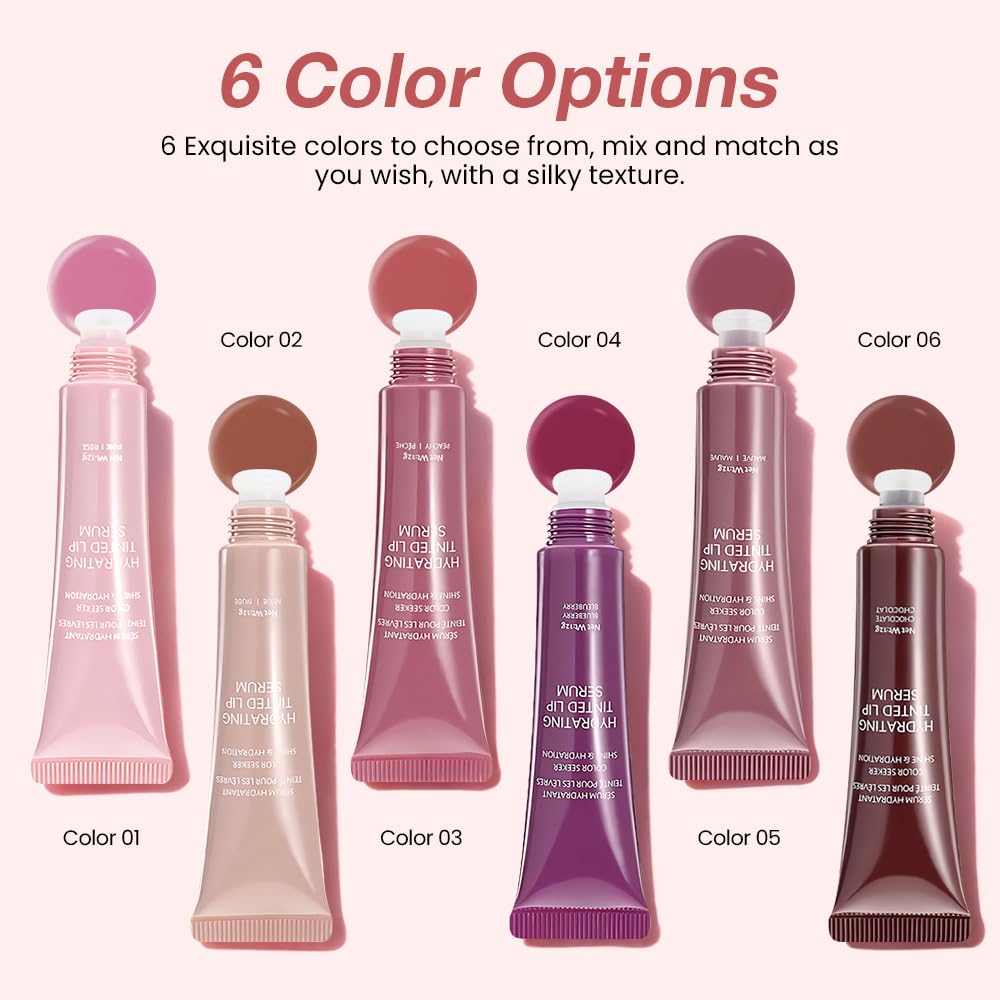 FeiCuiYun Lip Tinted Glowy Balm Hydrating Tinted Lip Serum Lip Gloss, Ultra-Hydrating Natural Vegan Lip Balm, Sheer-Tinted Shine & Hydration, Soothes & Softens Dry Lips Skincare (Light Pink) FeiCuiYun buy supplements canada