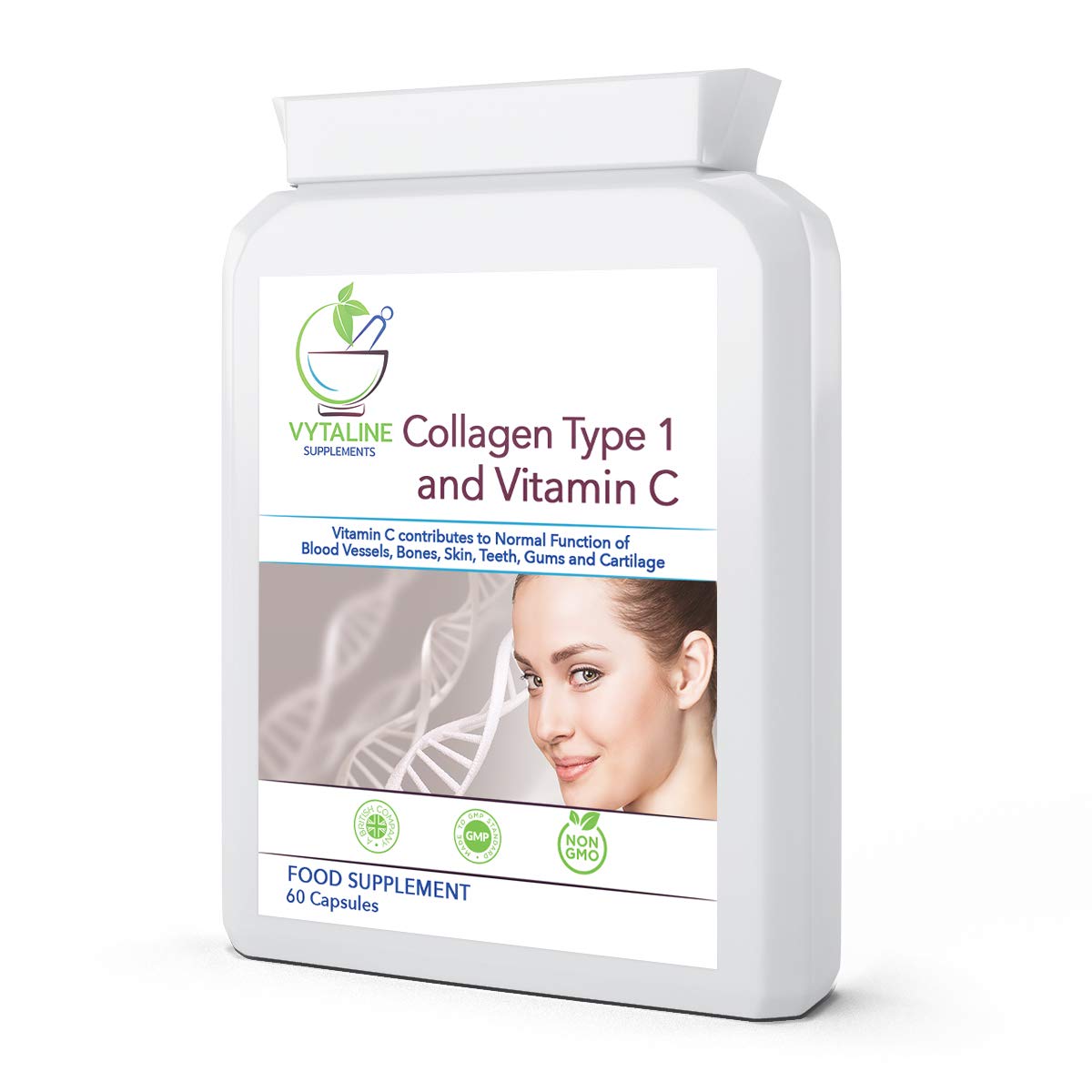 Marine Collagen Supplement for Women with Vitamin C - High Strength 600mg of Pure Hyaluronic VYTALINE buy supplements canada