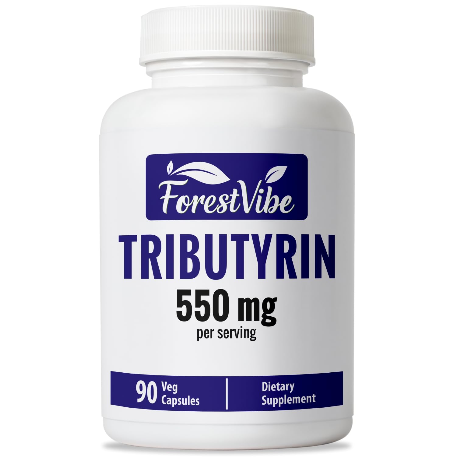 ForestVibe Tributyrin Supplement 550mg, Advanced Butyrate Form for Gut Health, 60% Standardized, More Effective Delivery Than Sodium Butyrate, 90 Capsules, Non-GMO & Gluten Free Postbiotic Supplement ForestVibe buy supplements canada