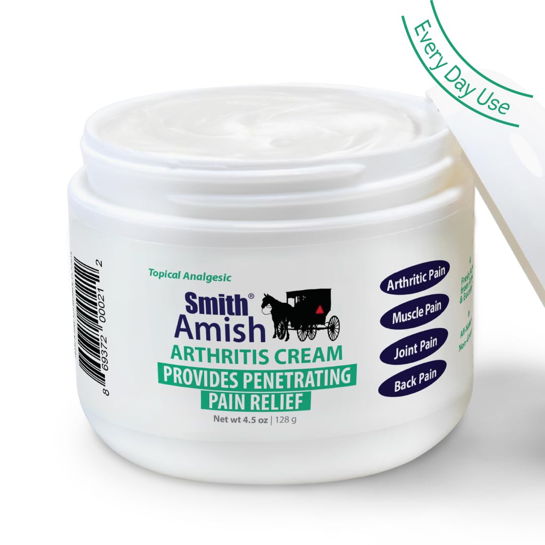 Smith Amish Arthritis Cream. Soothing and Cooling. 4.5 oz jar Smith Amish buy supplements canada