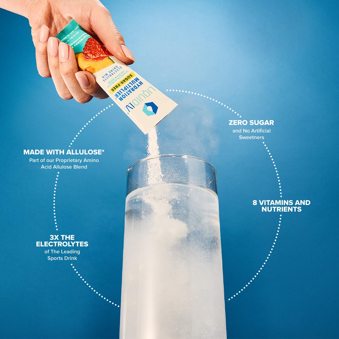 Liquid I.V. Sugar-Free Hydration Multiplier - Raspberry Melon – Hydration Powder Packets Liquid I.V. buy supplements canada
