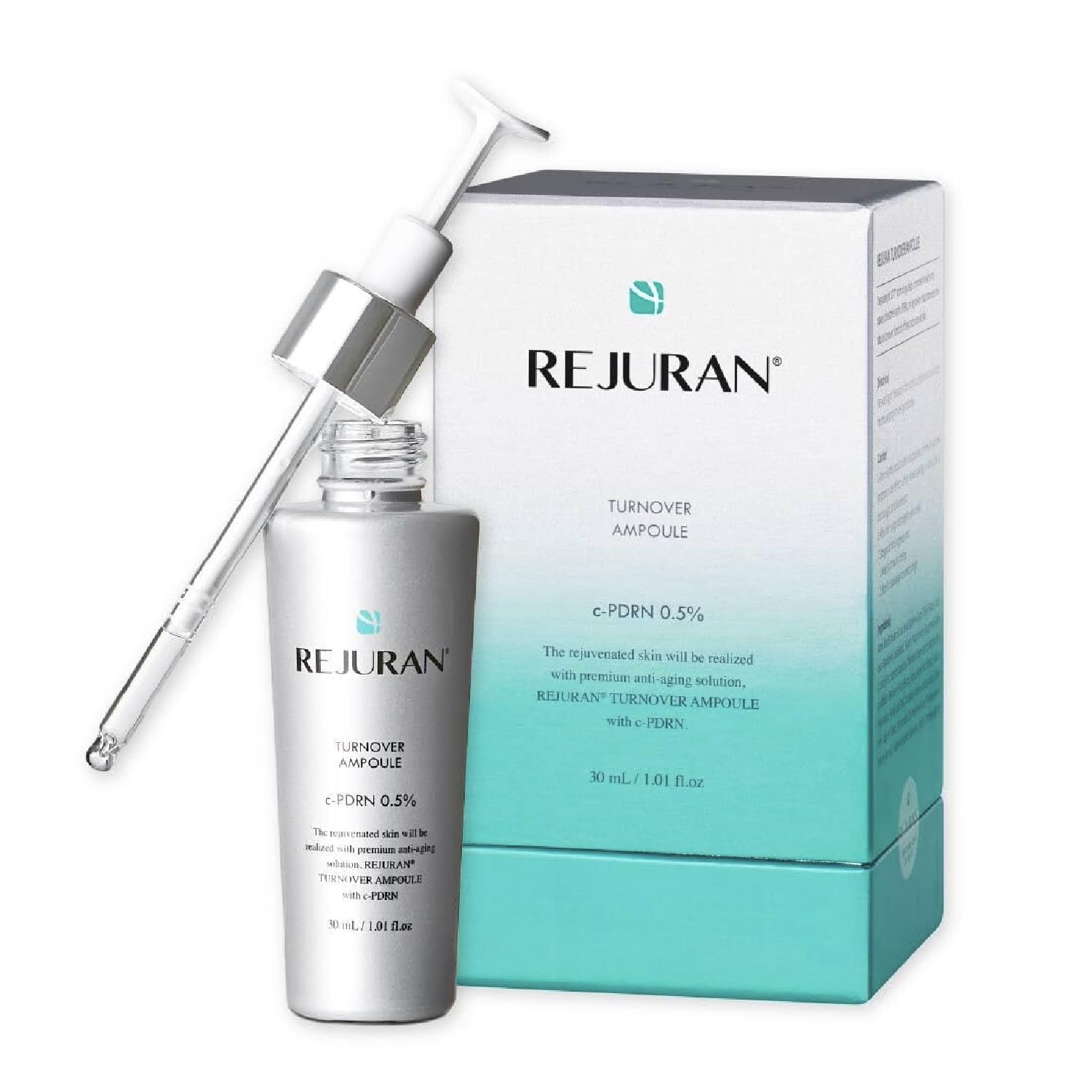 REJURAN® Turnover Ampoule, c-PDRN® – Original Salmon DNA PDRN Face Serum for Rejuvenation, Firming, Hydration & Youthful Glow REJURAN buy supplements canada
