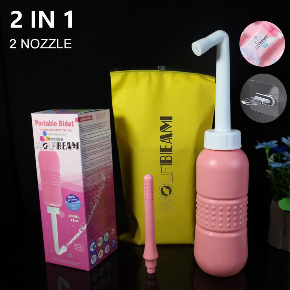 Wolfbeam 2IN1 Portable Hand-held Vulva and Anus Cleaner and Personal Health Vaginal Washing WOLFBEAM buy supplements canada