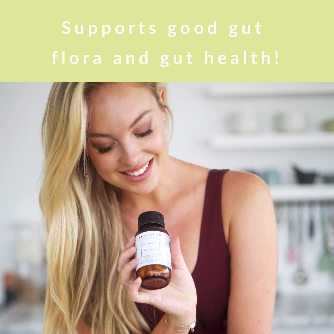 JSHealth Vitamins Gut Health and Immunity Formula | Probiotics for Women and Men | Shelf Stable Probiotic Supplement for Digestive Health and Immune Support (60) JSHealth buy supplements canada