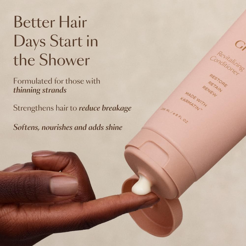 VEGAMOUR GRO Revitalizing Conditioner | Smooths, Strengthens and Adds Shine to Thinning Hair | Clean, Vegan, Cruelty-Free, Clinically Proven and Color Safe (8 Fl Oz) VEGAMOUR buy supplements canada